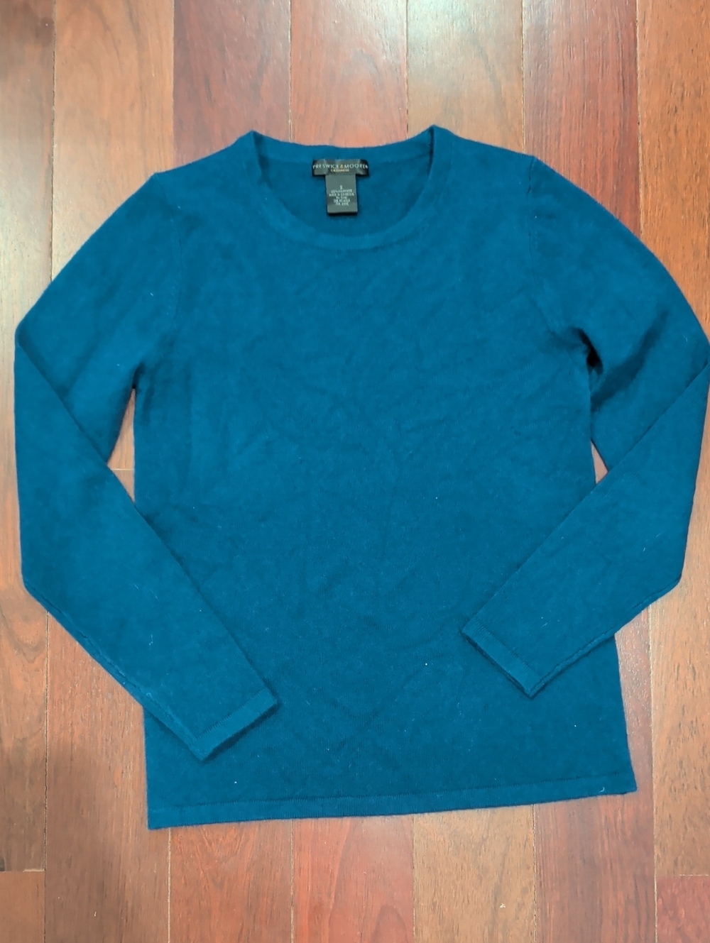 Preswick & Moore Royal Blue Cashmere Crewneck Sweater